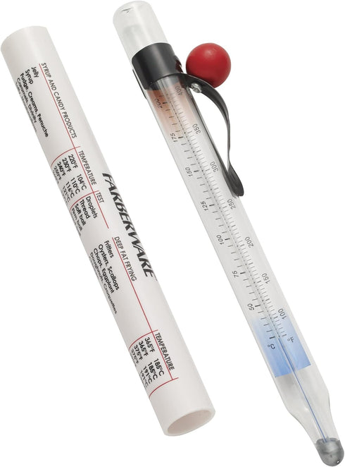 Farberware Deep Fry Glass Thermometer, Clear...