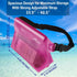 AiRunTech Waterproof Pouch with Waist Strap (2 Pack) | Adjustable Waterproof Dry Fanny Bag for Boating Swimming Kayaking Surfing | Beach Cruise Tr...