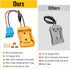 Power Wheels Adapter for Dewalt 20V Battery with Wire Harness Connector Compatible with Peg-Perego Children Ride-on Car, 12AWG Wire with 40A Fuse...
