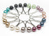 24 pcs Multicolor Headscarf Pearl Pins Clips U Shape Hijab Scarf Lady Muslim Scarf Shawl Clips Scarf Brooches Pin Jewelry Accessories...