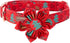 Elegant little tail Christmas Dog Collar, Female or Male Dog Collar Flower, Pet Collar Adjustable Dog Collars with Flower for Small Medium Large D...