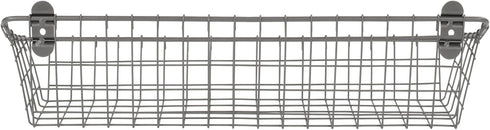 Spectrum Diversified Vintage Cabinet & Wall Mount Basket, Medium, Industrial Gray...