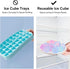 Tngan 65 Pack Color-changing Reusable Ice Cube, Plastic Ice Cubes for Drinks, Washable Refreezable BPA Free, Non-Melting Ice Cubes for Whiskey, Co...