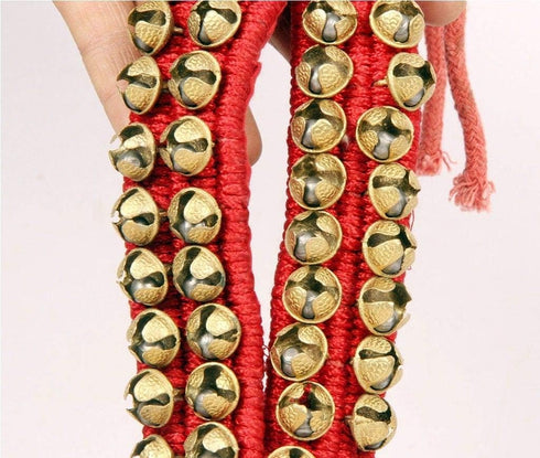 NEW Red Classical Dancing Indian Ethnic Ghungroo Anklet Women Jewellery 2 MRS,6.19...