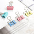 Binder Clips, 100Pcs Colorful Cute Binder Paper Clips,Small Paper Clamps,0.75 Inch for Office School and Personal Use...