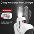 PetiFine LED Dog Nail Clippers with Light, Dog Nail Trimmer with Safety Guard & Nail File, Razor Sharp Blades, Dog Nail Trimmer/Clipper for Large ...