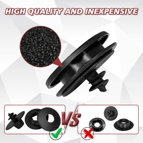 10 Set Car Floor Mat Clips Carpet Fixation Clamps Retainers, Automotive Floor Mats Securing Set, Car Rotating Foot Rest Lock Clips for Car Truck S...