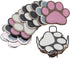 Uniquer 10 Pcs Dog Paw Shaped Diamond Art Painting Coasters Kits with Holder, DIY Paw Coasters Diamond Art Non-Slip Coaster for Beginners Adults C...