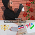 60 Reusable Flower Stencils for Painting on Wood and Canvas Sunflower Leaf Rose Bee Bird Stencil Small Craft Stencils 3x3 Inch Paint Stencils for ...
