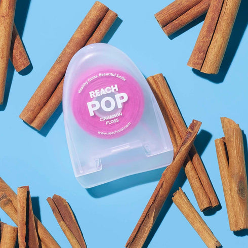 Reach POP Dental Floss 55YD | Cinnamon...