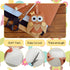 Felt Sheets Fabric, 7" x 11" Felt Fabric for Crafts 10Pcs Halloween Christmas Fabric Fall Felt for DIY and Sewing Projects (White)...