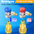 Boltigen R1234yf to R134a Adapter, R1234YF Quick Adapter Adjustable High and Low Side Connection R134a Quick Coupler Connection to R1234yf, R134a ...