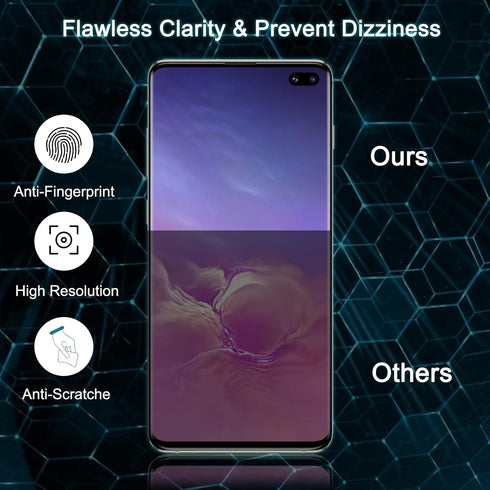 Galaxy S10e Screen Protector?2+1 Pack?Camera Lens Protector Fingerprint Compatible Full Coverage 9H Hardness Tempered Glass Screen Protector for S...