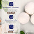 Handy Laundry Wool Dryer Balls - Natural Fabric Softener, Reusable, Reduces Clothing Wrinkles and Saves Drying Time, Better Alternative to Plastic...