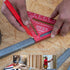 Kapro - 446 High Definition Anodized Rafter Square - Resists Wear and Corrosion - Features Conversion Table and Protractor - Lightweight & Compact...