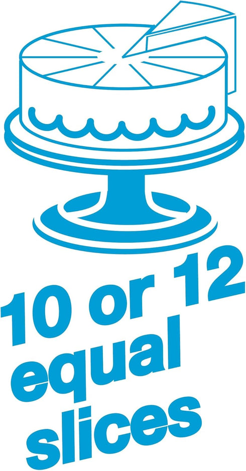 Ateco Cake Portion Marker, 10 or 12 Slices, Works for Cakes Up To 16-Inches Diameter...