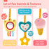 hahaland Car Seat Toys for Babies 0-6 Months Girl - Baby Toys 3-6 Months - Rattle, Mirror, Crinkle, Squeaky Carseat Stroller Toys 0-6 Months Devel...