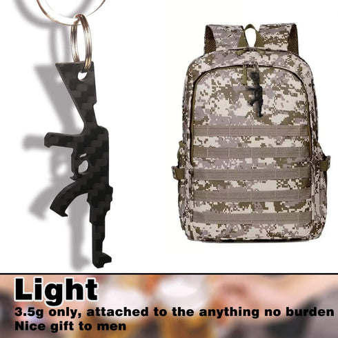 Carbon Fiber Bottle Opener 2 Pack, Ultralight Keychain Bottle Openers for Outdoor Campaign Bar Restaurant, Portable Wine Opener Best Gift for Men ...