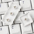 YMDK 127 Ultra-slim Mac Style Mx Low Profile Dye Sub PBT Keycaps for Mx 61 64 68 75 84 87 96 108 Layout Mechanical Keyboard...