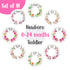 Eli with Love Baby Closet Dividers (Floral) – Fits 1.5" Rod - Set of 8 Baby Clothes Organizers – Organize Nursery Hangers Size/Age...