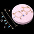 Prasacco 12 Pcs Bracelet Chains for Jewelry Making, Chain Bracelet for Women, Link Chain Bracelets with OT Toggle Clasp, Charm Bracelets for Jewel...