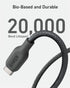 Anker USB C to C Charger Cable (240W, 6ft), Bio-Braided for iPhone 15/15 Plus/ 15 Pro/ 15 Pro Max, MacBook Pro 2020, iPad Pro 2020, iPad Air 4, Sa...