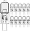 G4 Halogen Bulb 10W, Clear JC Type G4 Bi-Pin Halogen Light Bulbs, Dimmable AC/DC 12V Warm White Lamps for Landscape Lighting,Track Lighting, Home ...