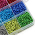 About 7200pcs 24 Colors Jump Rings Jewelry Findings 6mm Jewelry Open Jump Rings for Choker Bracelets Necklaces Chain Jewelry Making...