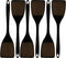 6 Piece Durable Melamine Spatula Set...