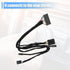 X AUTOHAUX 68163713AC Steering Wheel Wiring Harness Audio Controls for Ram 1500 2500 3500 2012 2013 2014 2015 2016 2017 2018...