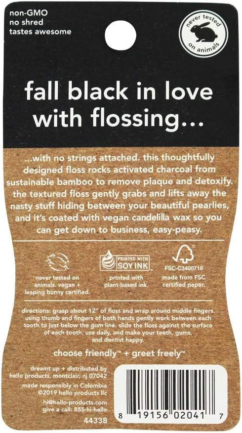 Hello Activated Charcoal Floss...