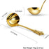 KEAWELL Gorgeous 1 oz. 18/10 Stainless Steel Gravy Ladle, Antique Small Ladle for Stirring, Mirror finished Soup Ladle Spoon and Dishwasher Safe (...