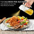 Ponpon Oil Sprayer for Cooking, 16oz Olive Oil Spray Bottle, Oil Dispenser for Kitchen for Barbecue, Salad, Cooking, Baking (White)...