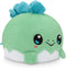 TeeTurtle - The Original Reversible Dinosaur Plushie - Mint Stego + Egg - Cute Sensory Fidget Stuffed Animals That Show Your Mood...