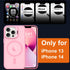 Magnetic for iPhone 13 Case & iPhone 14 case, Compatible with Magsafe, Built-in Stash Stand, Matte Scratch-Resistant Back Cover Shockproof Phone C...