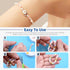 Glarks 1962Pcs Assorted Spacer Beads Set, 5 Styles Heart Beads Star Beads Ball Beads Flat Round Beads Charm Loose Beads Kit with Scissors and Elas...