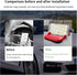Car Dashboard Phone Holder, Non-Slip Double-Groove Auto Cell Phone Pad Mat with Number Plate, Universal Vehicle Phone Mount for All Smartphones, G...