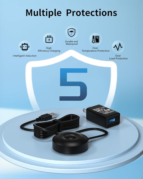 WUKUR for Oral B iO Charger Base,Compatible with Oral B iO Electric Toothbrush Series 7 Series 8 Series 9,Magnetic Travel Charging Base Model 3768...