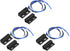 uxcell Wired Door Contact Window Sensor NO NC Surface Mount Magnetic Reed Switch Black 3 Pcs...
