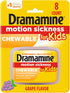 Dramamine Motion Sickness Relief for Kids | Chewable Grape | 8 Count...