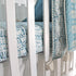 Crane Baby Soft Cotton Crib Mattress Sheet, Fitted Sheet for Cribs and Toddler Beds, Indigo Blue, 28”w x 52”h x 9”d...