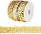 OLYCRAFT 11-Yard 1 Inch Elastic Sequin Trim Metallic Gold Stretch Sequin Trim 3-Row Fabric Paillette Ribbon Trims for Dress Embellish and Headband...