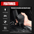 1 PC Car Shift Knob Cover, Perforated Breathable Sweat-Absorbent Leather Shift Lever Anti-Scratch Protective Cover, Side Opening Design for All Se...