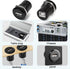 QIANRENON USB2.0 to USB B Threaded Fixed Printer Adapter USB2.0 Female to USB Type B Female Panel Mount Round Connector for PC Printer Scanner Lap...