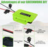 Power Wheel Adapter for Greenworks 40V Lithium-ion Battery with Fuse & Switch, with 14 Gauge Wire, Good Power Convertor for DIY Ride On Truck, Rob...