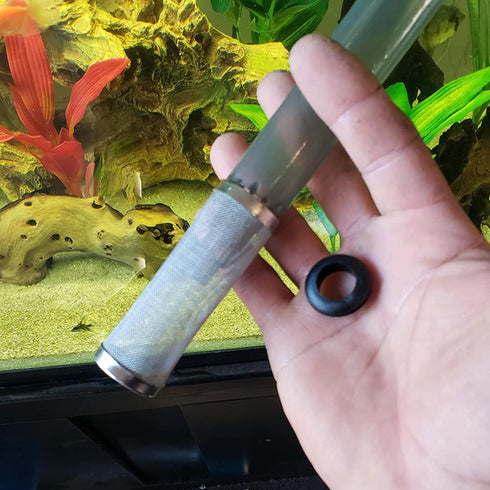 16mm Stainless Steel Aquarium Inflow Inlet Filter Aquarium Filter Intake Cover Fish Shrimp Mesh Net Filter Guard Fish Tank Intake Strainer Cover...