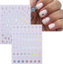 JMEOWIO 10 Sheets Star Moon Nail Art Stickers Decals Self-Adhesive Pegatinas Uñas Aurora Line Nail Supplies Nail Art Design Decoration Accessories...