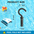 Accessories Hook for Robotic Pool Cleaner,Keyrank Pool Hook for Poles Compatible with All Pool Vacuum Including Cordless,above Ground and Underwat...