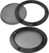 10" Universal Speaker Grille Mesh Cover, Round Decorative Ring Woofer Protection Grille Protective Cover for Cars Home Stereo DIY Accessories Blac...