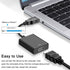 USB to HDMI Adapter with 6FT HDMI to HDMI Cable, USB 3.0 to HDMI Full 1080P Video Audio Converter for PC, Laptop to Monitor, Support Windows XP 7/...